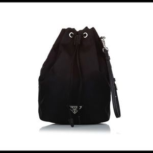 Authentic Prada Tessuto Bucket Bag